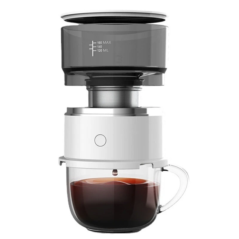 Portable Electric Outdoor Drip Coffee Maker for Home Office, Espresso Coffee Machine Mini Coffee Maker with Tritan Water Tank (image for) Portable Electric Outdoor Drip Coffee Maker for Home Office, Espresso Coffee Machine Mini Coffee Maker with Tritan Water Tank